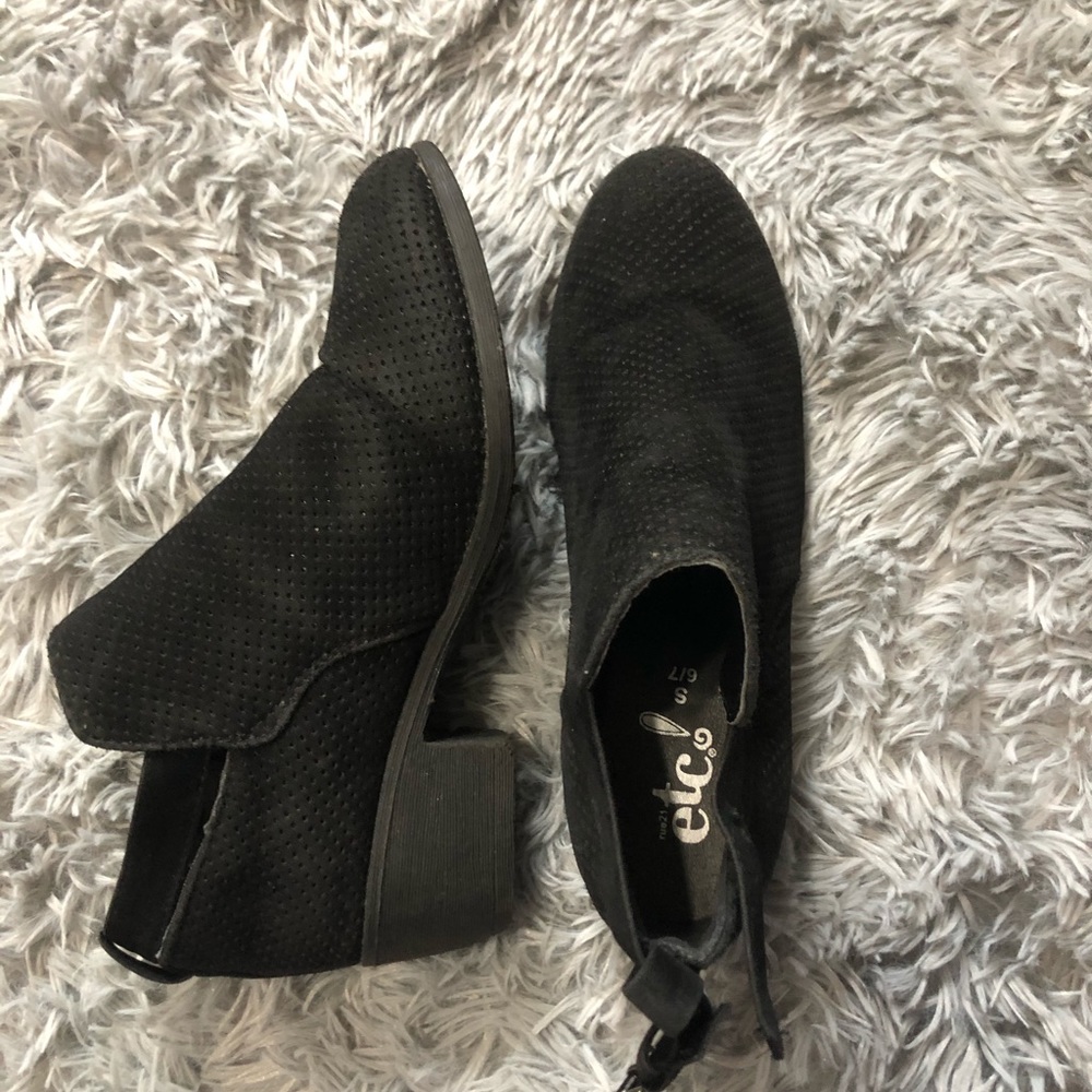 Black booties